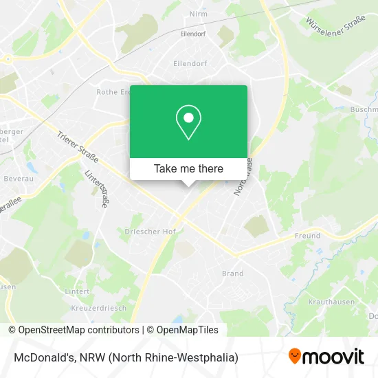 Карта McDonald's