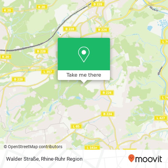 Walder Straße map