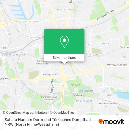 Карта Sahara Hamam Dortmund Türkisches Dampfbad