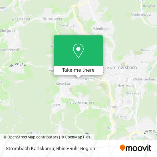 Карта Strombach Karlskamp