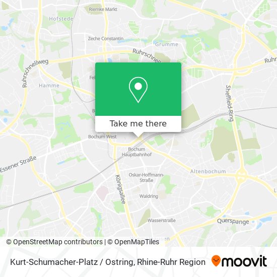 Kurt-Schumacher-Platz / Ostring map