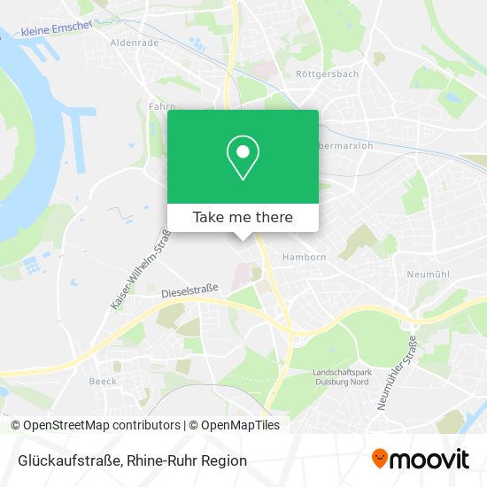Glückaufstraße map