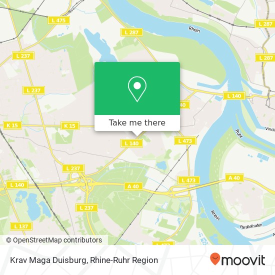 Krav Maga Duisburg map