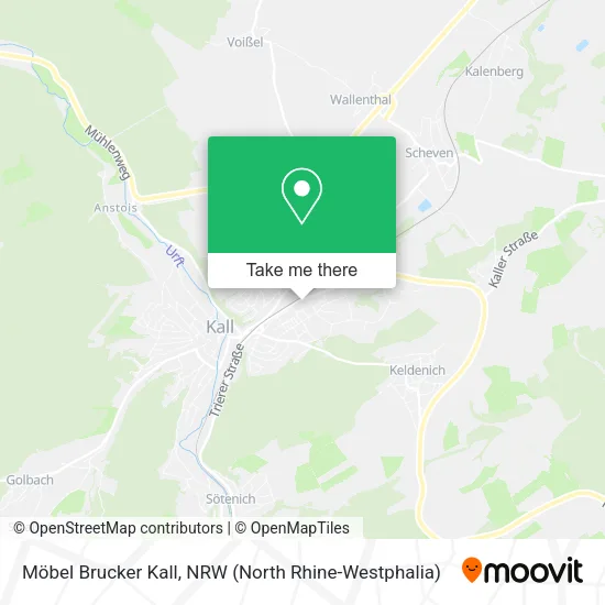 Карта Möbel Brucker Kall