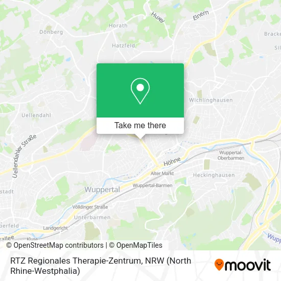 Карта RTZ Regionales Therapie-Zentrum