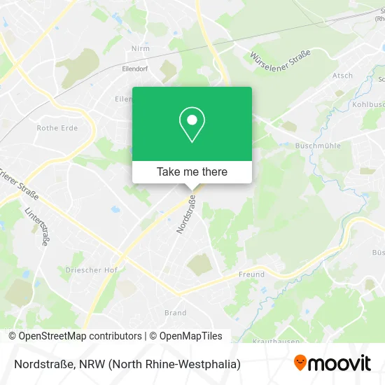 Карта Nordstraße