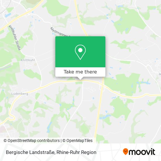 Bergische Landstraße map