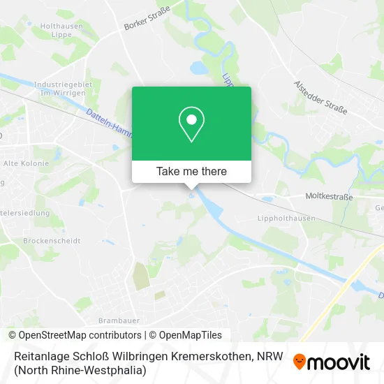 Карта Reitanlage Schloß Wilbringen Kremerskothen