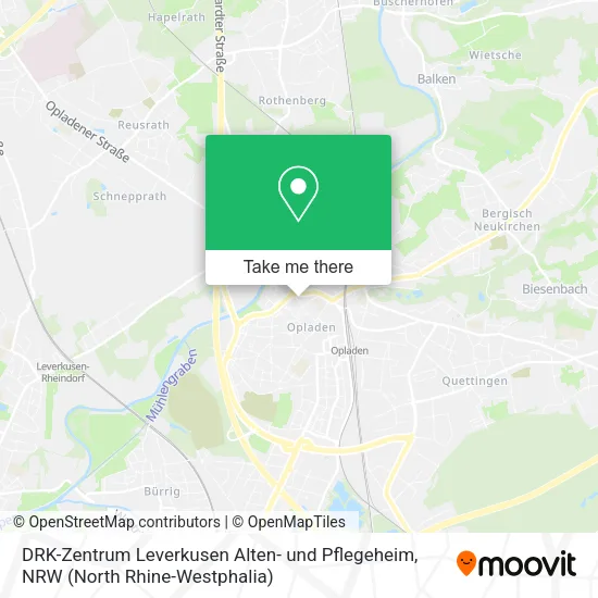 Карта DRK-Zentrum Leverkusen Alten- und Pflegeheim