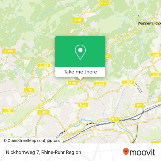 Nickhornweg 7 map