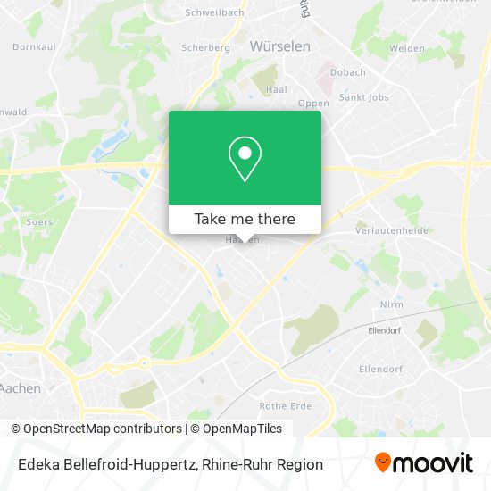 Edeka Bellefroid-Huppertz map