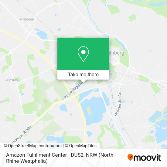 Карта Amazon Fulfillment Center - DUS2