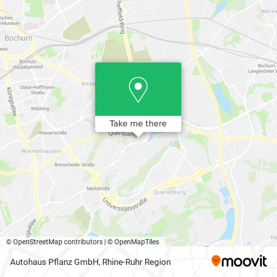 Autohaus Pflanz GmbH map