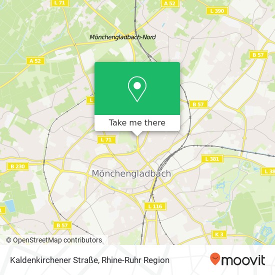 Kaldenkirchener Straße map