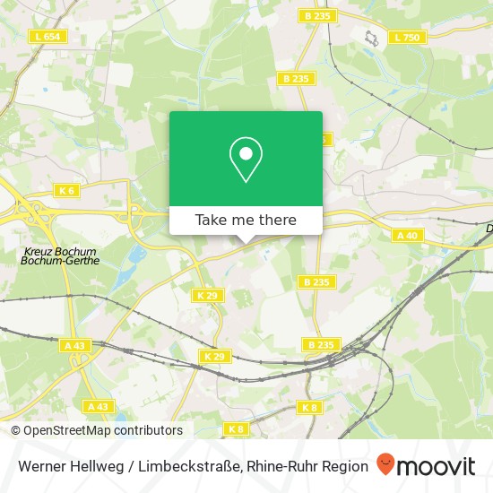 Werner Hellweg / Limbeckstraße map