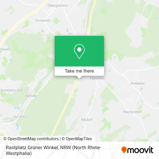 Карта Rastplatz Grüner Winkel
