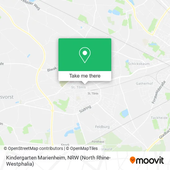 Kindergarten Marienheim map