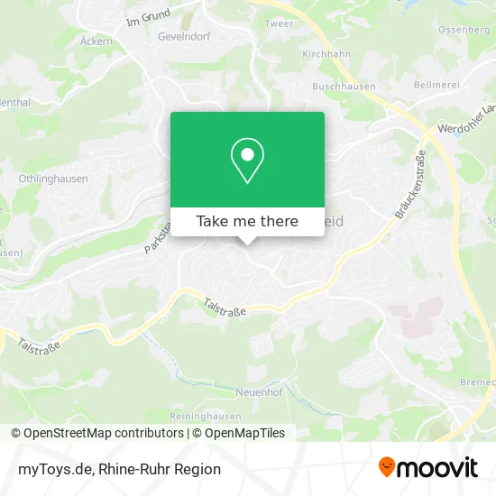 Карта myToys.de