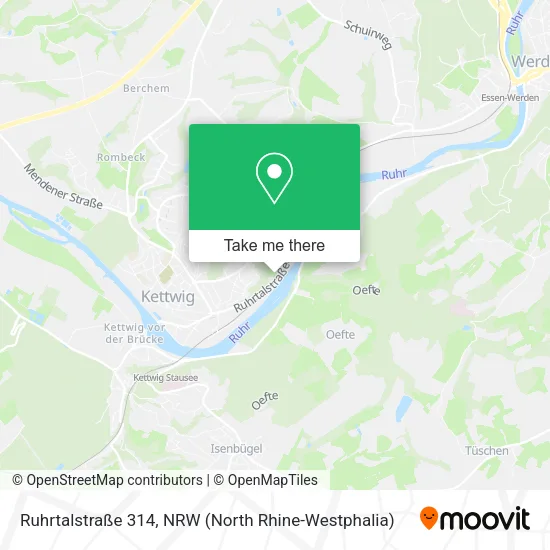 Карта Ruhrtalstraße 314