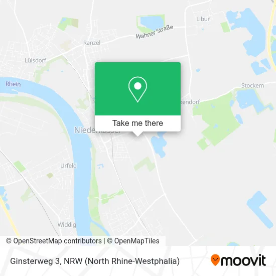 Ginsterweg 3 map