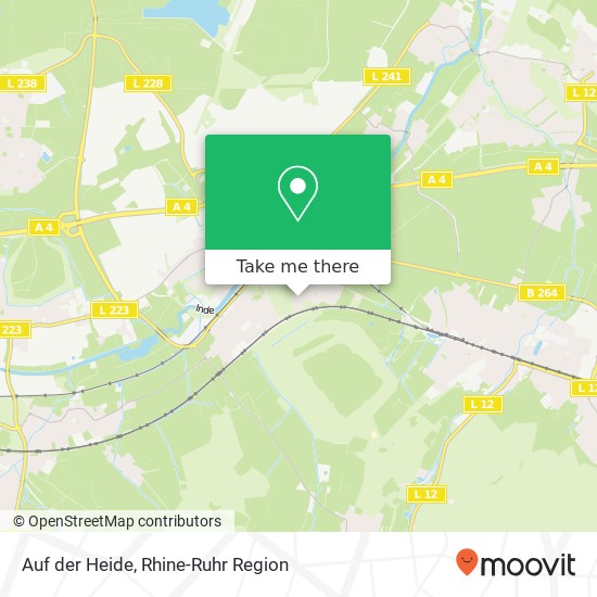 Auf der Heide map