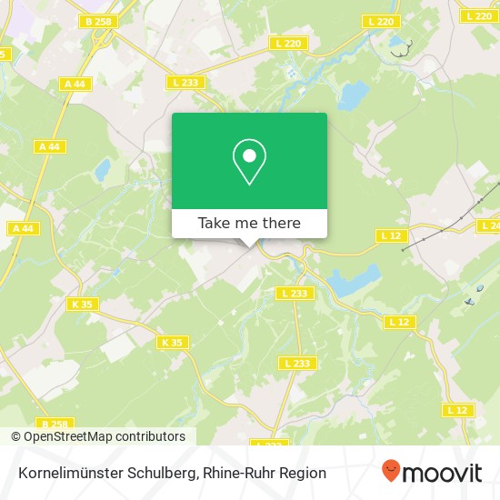 Kornelimünster Schulberg map