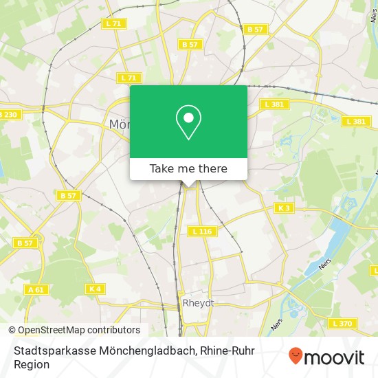 Stadtsparkasse Mönchengladbach map