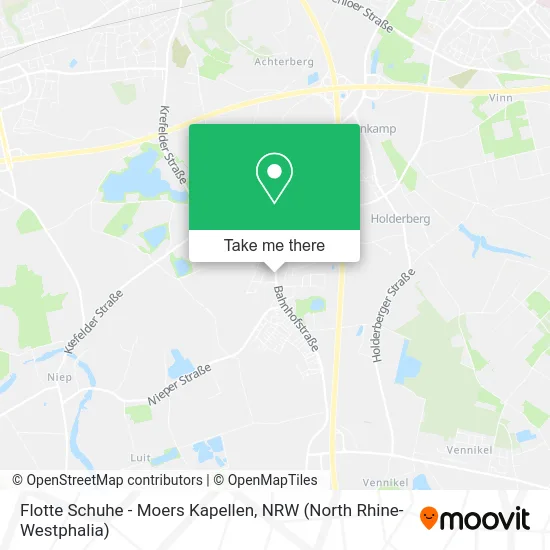 Карта Flotte Schuhe - Moers Kapellen