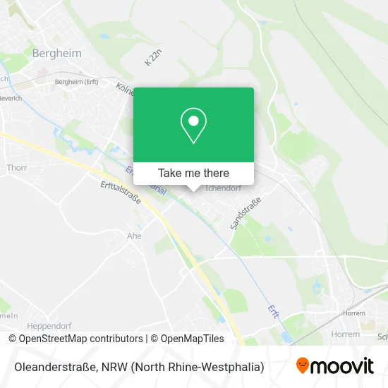 Oleanderstraße map