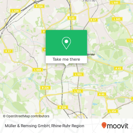 Карта Müller & Remsing GmbH