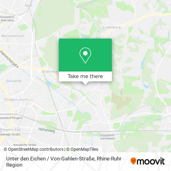 Unter den Eichen / Von-Gahlen-Straße map