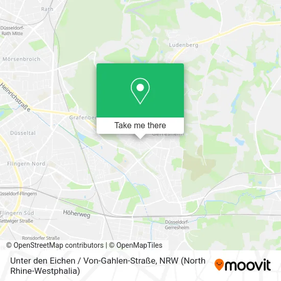 Карта Unter den Eichen / Von-Gahlen-Straße