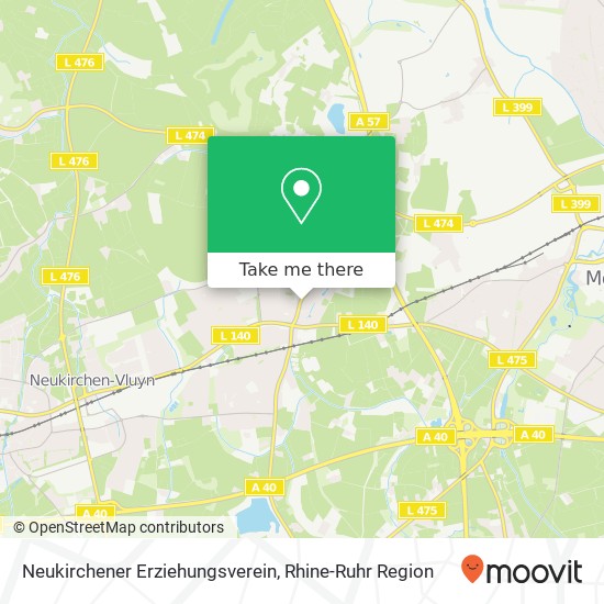 Neukirchener Erziehungsverein map