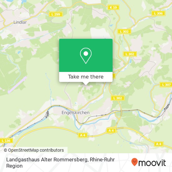 Landgasthaus Alter Rommersberg map