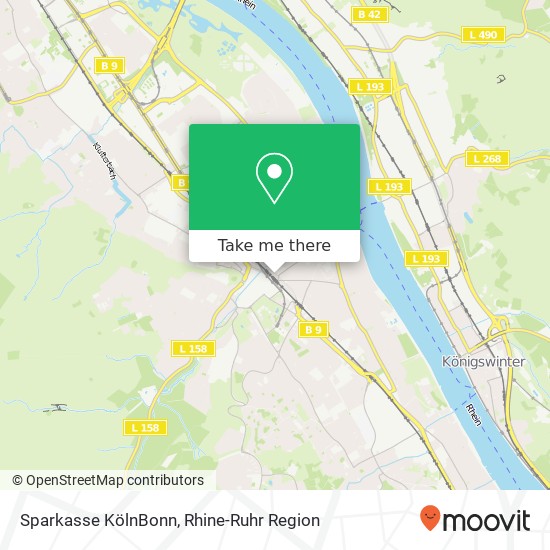 Sparkasse KölnBonn map