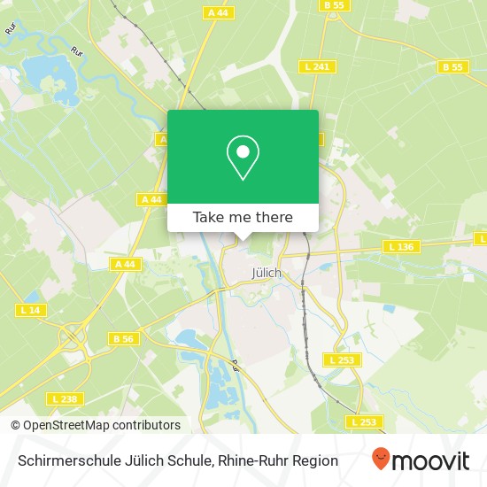 Schirmerschule Jülich Schule map