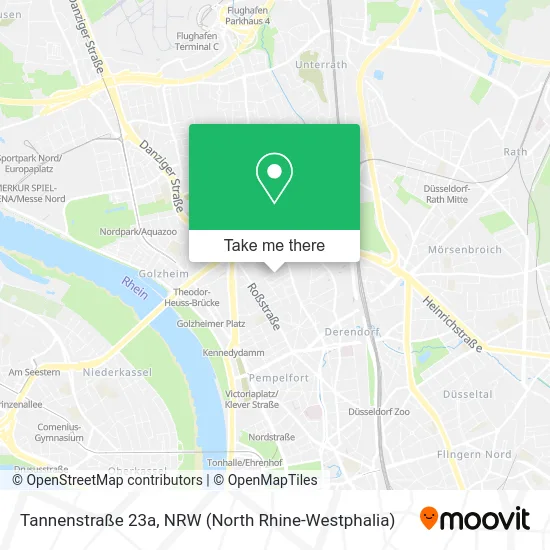 Карта Tannenstraße 23a