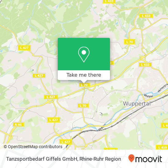 Tanzsportbedarf Giffels GmbH map