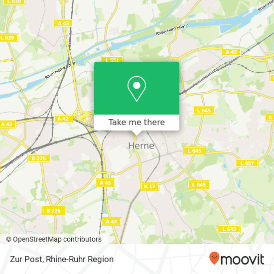 Zur Post map