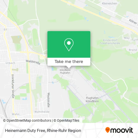 Heinemann Duty Free map