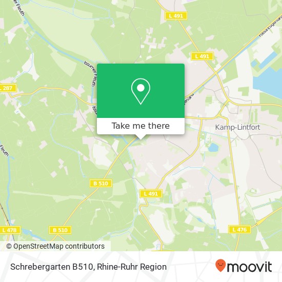 Карта Schrebergarten B510