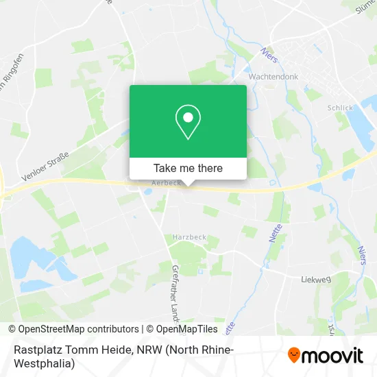 Rastplatz Tomm Heide map