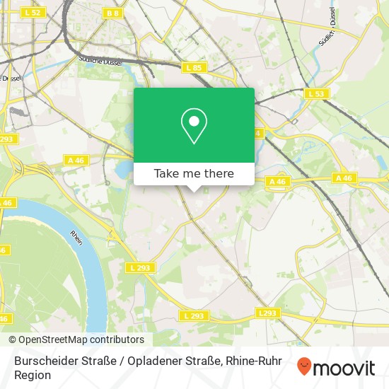 Карта Burscheider Straße / Opladener Straße