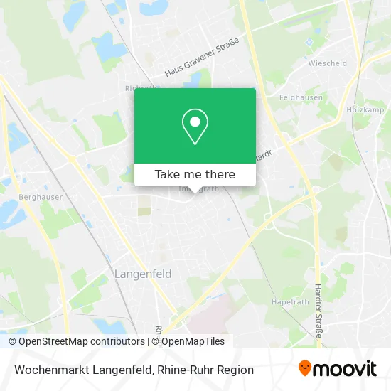 Карта Wochenmarkt Langenfeld
