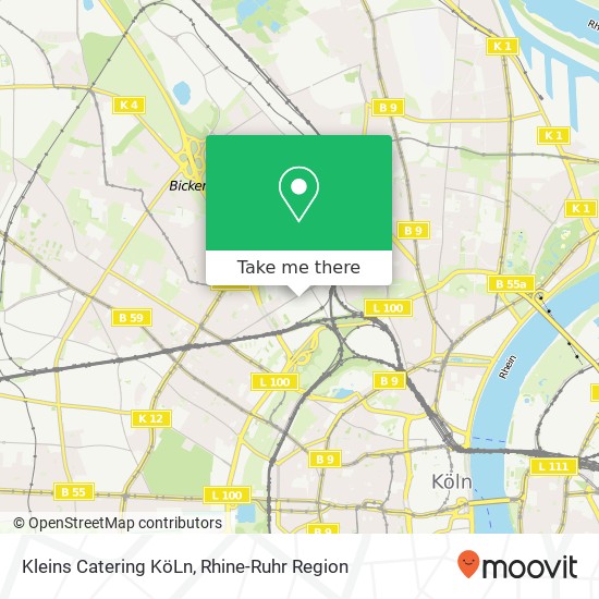 Карта Kleins Catering KöLn