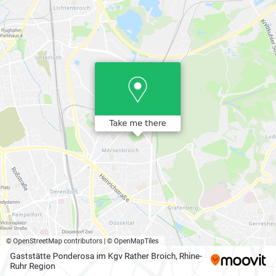 Gaststätte Ponderosa im Kgv Rather Broich map