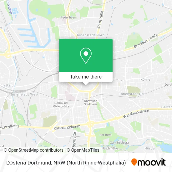 L'Osteria Dortmund map