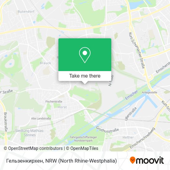 Карта Гельзенкирхен