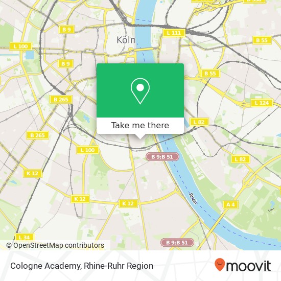 Cologne Academy map