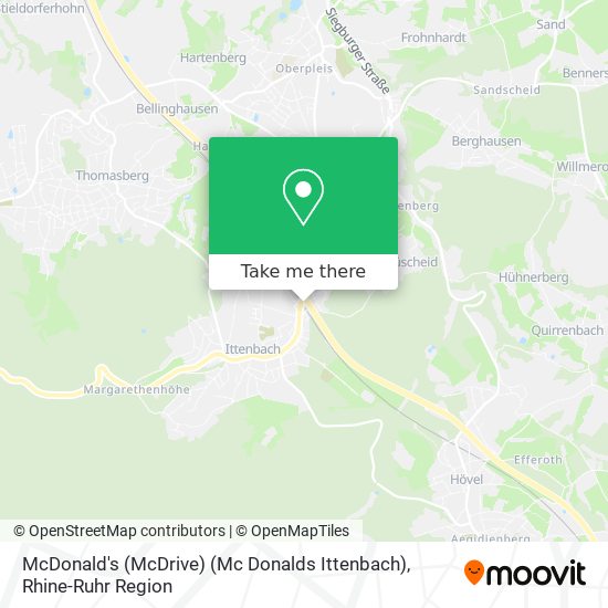 McDonald's (McDrive) (Mc Donalds Ittenbach) map